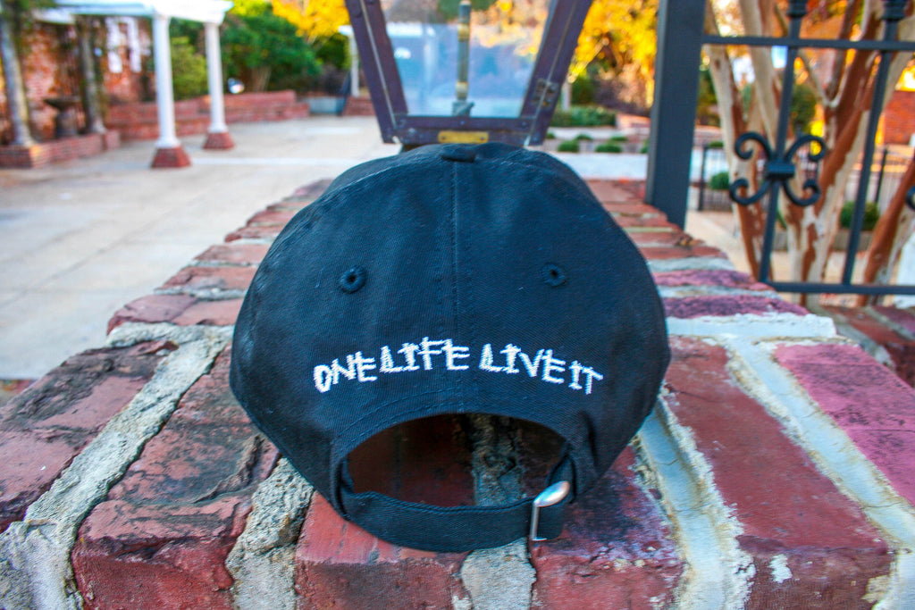 Black Adjustable Original Logo Patch Hat