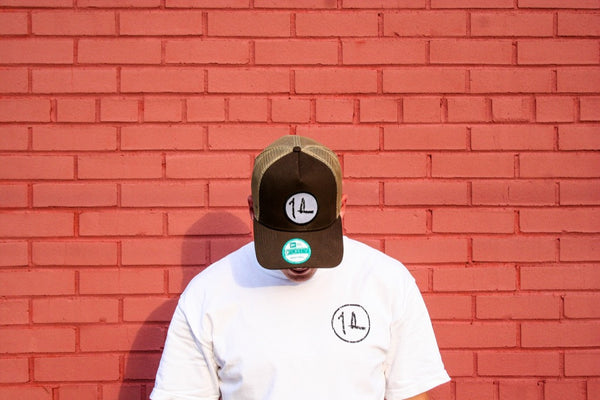 Brown Original Logo Patch Trucker Hat