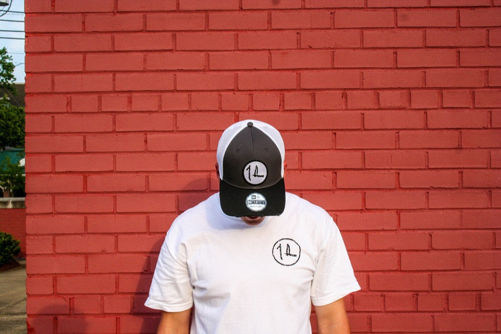 Grey/White Original Logo Vintage Hat