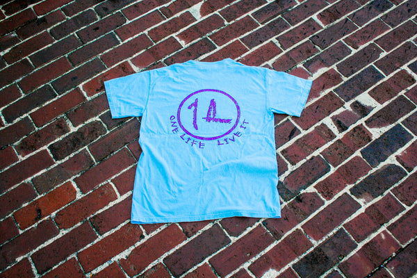 Chambray Short Sleeve Original Logo Tee
